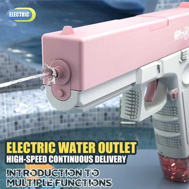 Electric Water Gun – Automatic Rechargeable Water Blaster for Kids